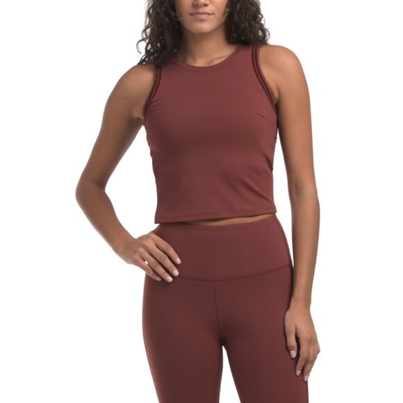 MOVE THEOLOGY Andorra Stacy Velvet Trim Tank Top - Picture 1 of 2